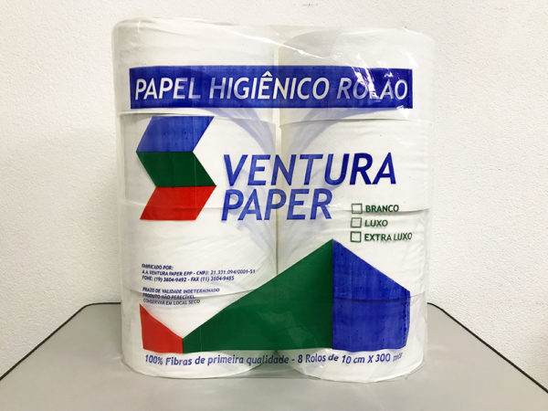 Papel Higiênico Rolão Branco e Luxo