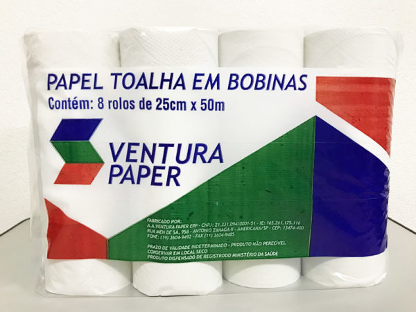 Papel Toalha em Bobinas