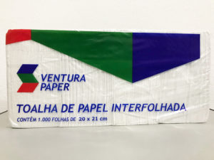 Papel Interfolhas 2 dobras Branco